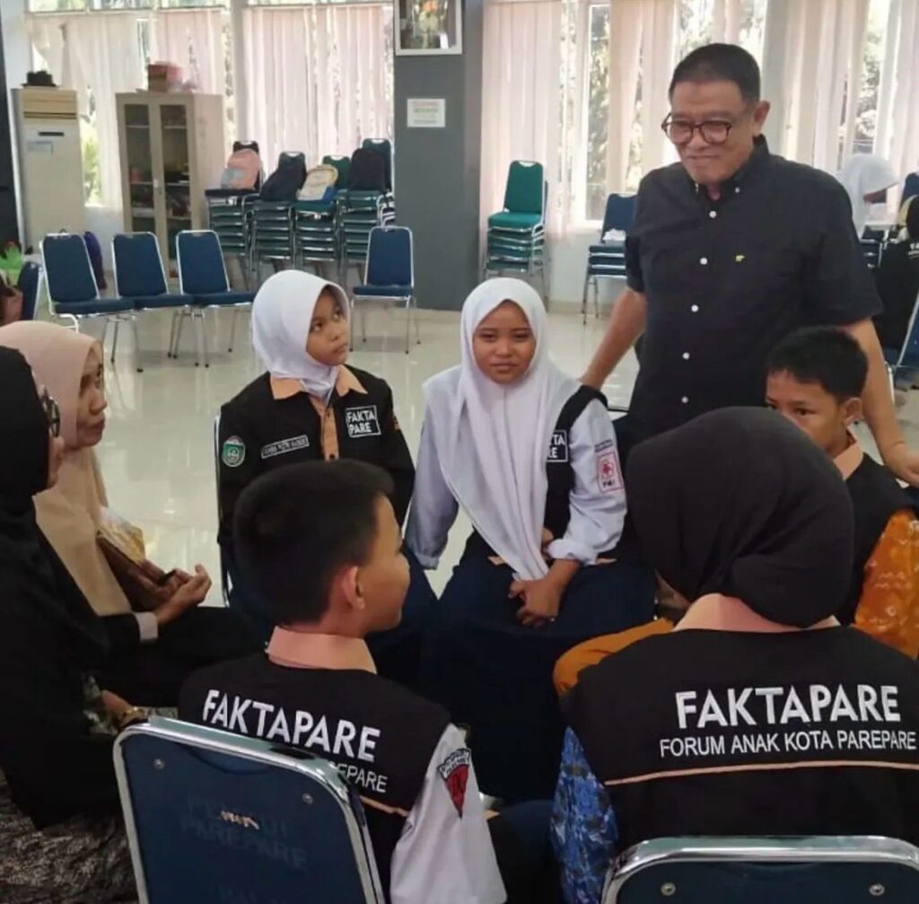 Penyuluhan kepada anak anak sekolah tentang pencegahan pernikahan anak dok Andi